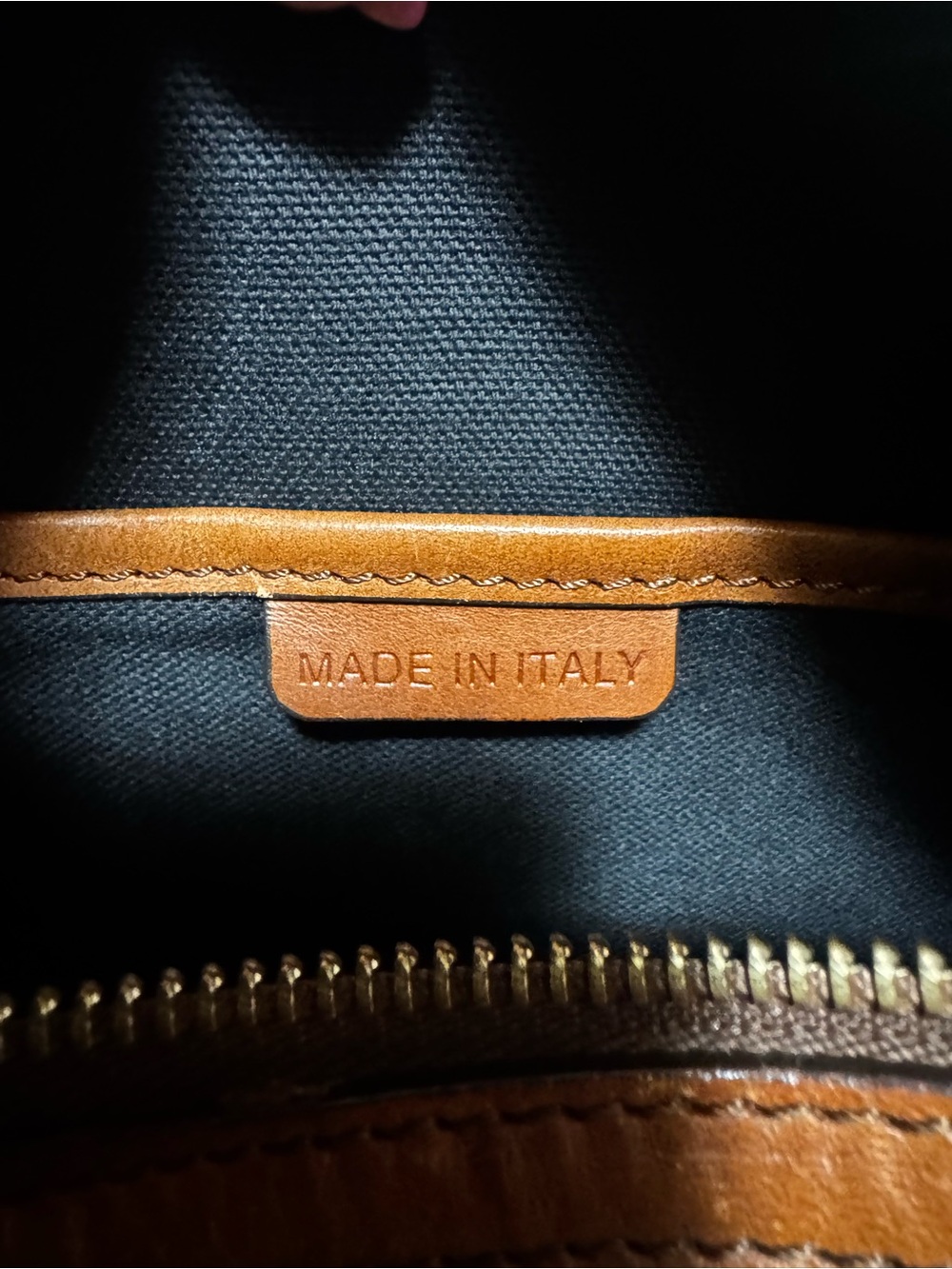 Burberry Brown Leather and Vintage Check Toiletry Bag - Picture 8 of 11